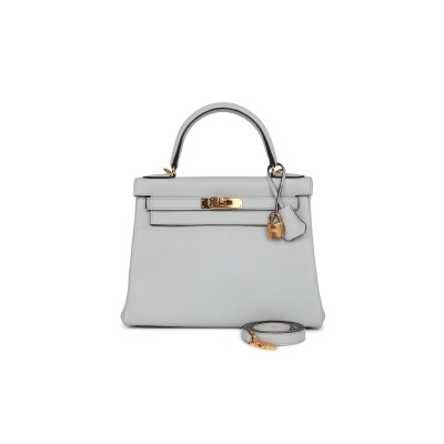 HERMES KELLY 28 CLEMENCE GOLD HARDWARE (28*22*10cm)